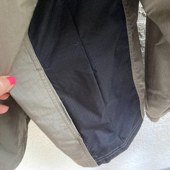 CABELA'S GOLF WINDBREAKER L MEN PULLOVER V NECK KHAKI GREEN GOLF CLASSIC LOGO - Picture 4 of 7